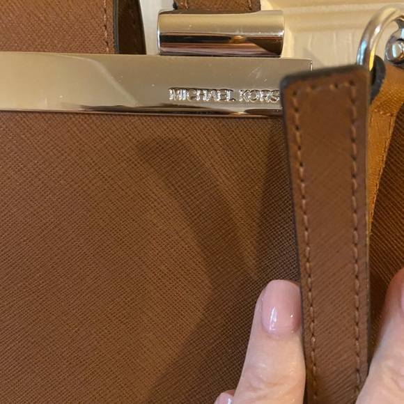 Michael Kors Tilda brown leather bag